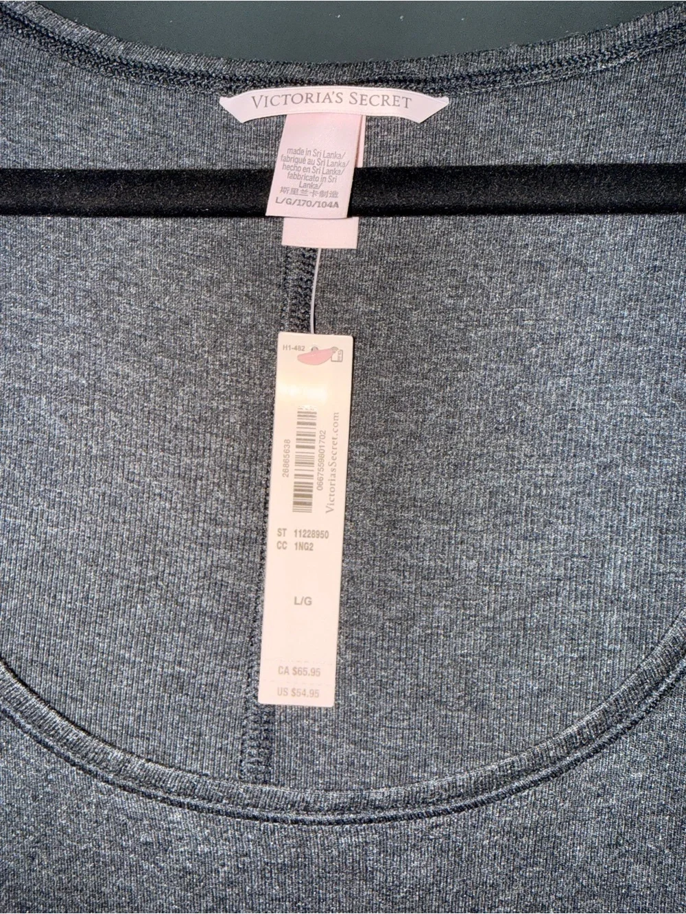 NWT Victoria’s Secret Gray Long Sleeve Maxi Dress Size Large- SUPER SOFT